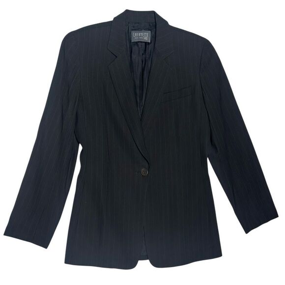Lafayette 148 New York Jackets & Blazers - Lafayette 148 New York Charcoal Striped Blazer